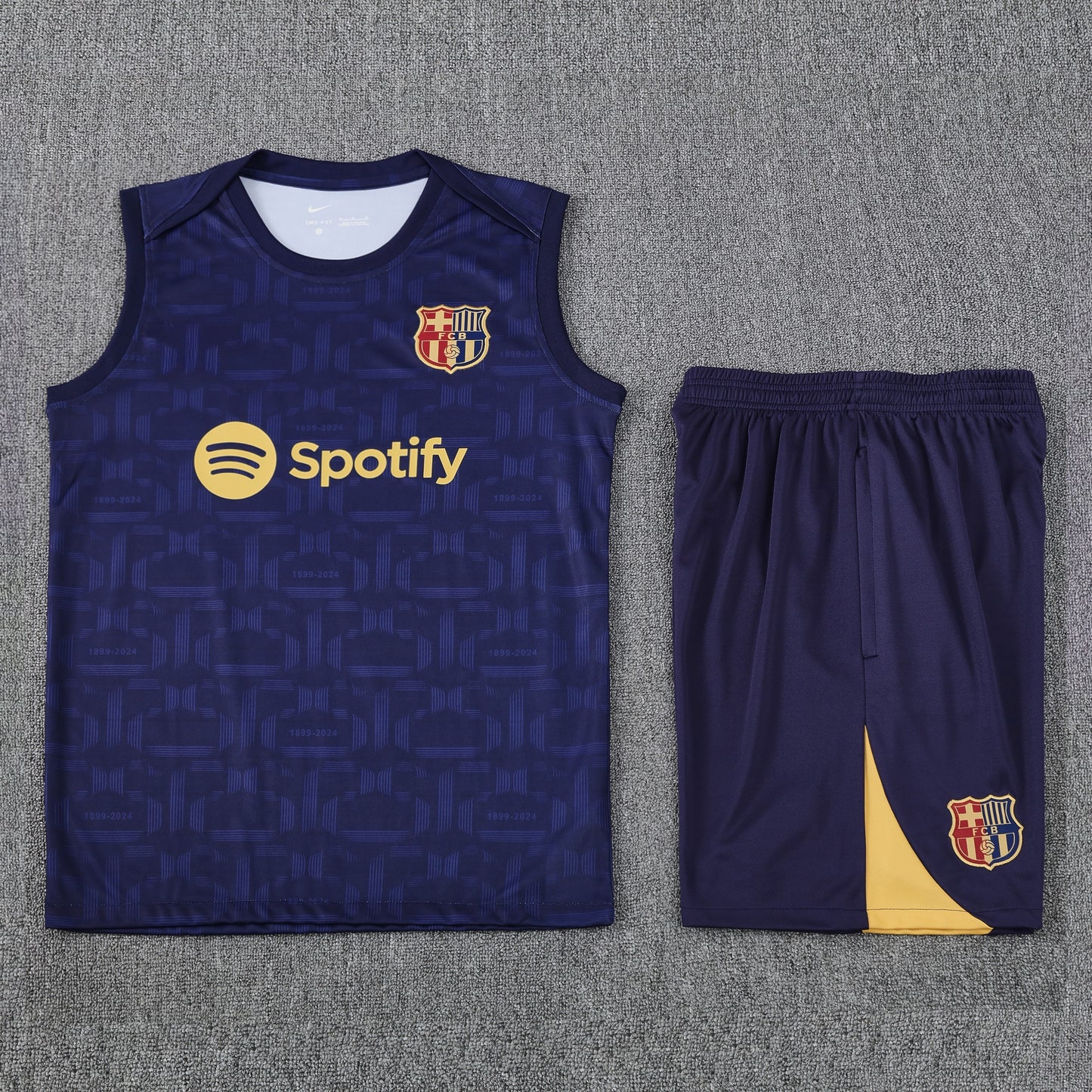 Barcelona Mouwloos Trainingsset 25/26