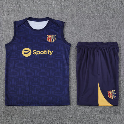 Barcelona Mouwloos Trainingsset 25/26