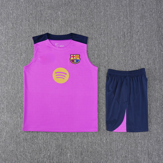Barcelona Mouwloos Trainingsset 25/26